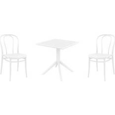 2 person dining set Manon Square 2 Patio Dining Set