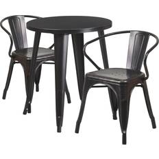 Patio Furniture Flash Furniture Napoleon Commercial Grade 24 Patio Dining Set