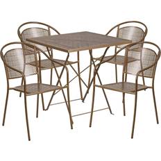 Patio Dining Sets Flash Furniture Commercial Grade 28 Square Patio Dining Set