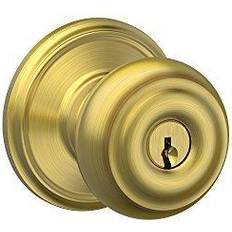 Window Hardware & Fittings Schlage F51-Geo Georgian Keyed Entry Panic Proof Door Knob