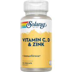 Solaray Vitaminer & Mineraler Solaray Vitamin C, D & Zink