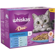 Whiskas 96 Whiskas 1+ Pouches Mega Pack 96 Duo Ocean