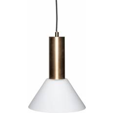 Hübsch Contrast hanging brushed Pendant Lamp