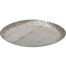 Plata Lámparas de Navidad BigBuy Home Centro Mesa Plateado 34.5 x 34.5 x 3 cm Lámpara de Navidad