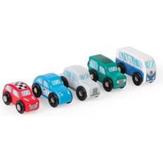 Bois Voitures Bigjigs Retro Vehicle Set