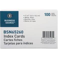 Business Source Plain Index Card