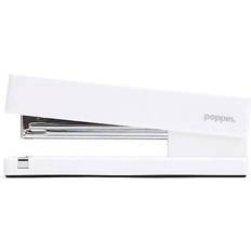 White Staplers & Staples Poppin Stapler The Original Modern Desk Stapler Solid Steel Anvil