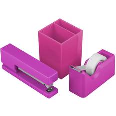 Desk Tape & Tape Dispensers Jam Paper Desk Trio Pack, Dispenser Pen