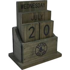 Red Calendars Imperial Boston Red Sox Team Logo Wood Calendar