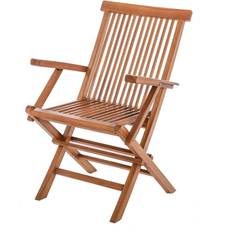 Chaises de Jardin vente BigBuy Home Chaise De Jardin Kayla 56 x 60 x 90 cm Naturel Bois De Teck