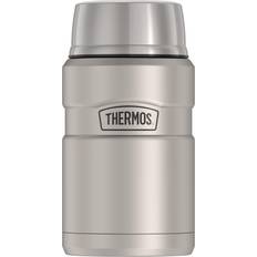 Gray Food Thermoses Thermos King 24 Steel Silver Vacuum-Insulated Food Thermos