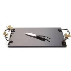 Noir Plateaux de Fromages Michael Aram Butterfly Ginkgo Cheeseboard with Knife Plateau de Fromages