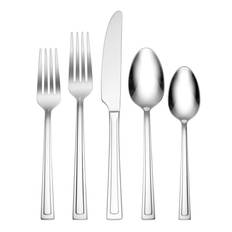 Stainless steel flatware set Hampton Forge Flatware STAINLESS Cutlery Set 20