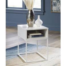 Ashley White Small Tables Ashley Signature Deznee Modern Small Table