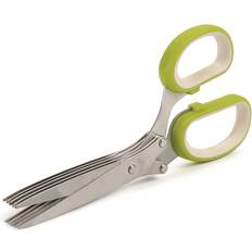 Green Kitchen Scissors RSVP International SNIP 5 Blade Herb Green/White Kitchen Scissors