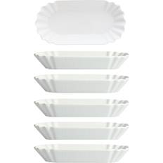 Fortessa Street Eats Hot Dog Plate Set of 6 Assiette de Dîner