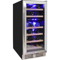 Wine Coolers Koolatron Dual Zone 15-Inch Silver