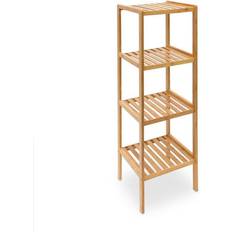 Relaxdays Bamboo Bathroom Book Shelf