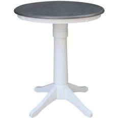 Furniture International Concepts 30 Round Pedestal Dining Table