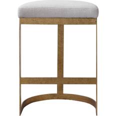 Gold Bar Stools Uttermost 23523 Ivanna Bar Stool 2