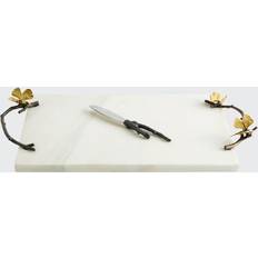 Michael Aram Butterfly Ginkgo Cheese Board with Knife Tagliere di Formaggi