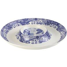 Spode Blue Italian Chip & Dip Scodella