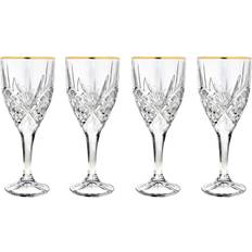 Godinger Dublin Set 4 Banded Wine Glass