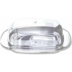 Multicoloured Butter Dishes Housewares Large Double-Wide Clear Acrylic Smørskål