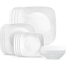 Corelle 16 piece dinnerware set Corelle Cherish 16-piece Service Dinner Set