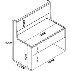 Sofabänke VCM Holz Sofabank