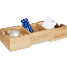 Bamboo Index Card Box Din A8 5.5 x 13 x 30 cm