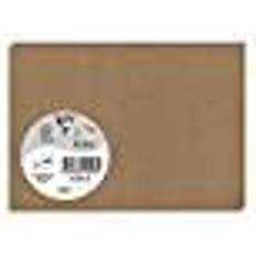 Marron Papiers de bureau Clairefontaine Paquet de 25 Cartes 110 x 155 mm Kraft Marron