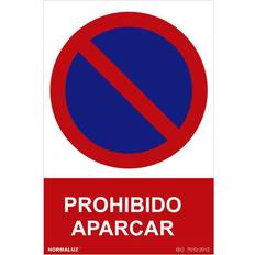 Seíal Prohibido Aparcar PVC 0.7 mm 30 x 40 cm Normaluz