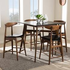 Baxton Studio Flora 5pc. Pub Dining Set