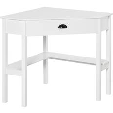 Furniture Homcom Corner Triangle Writing Desk