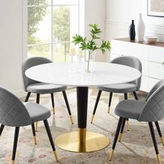 Gold Dining Tables modway Zinque Collection 47" Dining Table