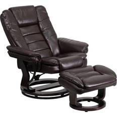 Reclining Chairs Armchairs Flash Furniture Bali Contemporary Multi-Position Recliner Armchair