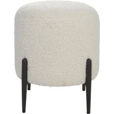 Black Pouffes Uttermost Arles Hardwood Pouffe