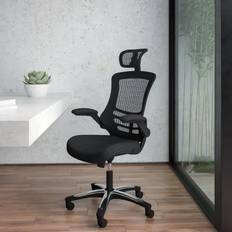 Mesh office chair Flash Furniture BL-X-5H-GG High Back Black Mesh Executive Office Chair