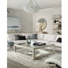 White Furniture neiman marcus Cascade Collection Square Coffee Table