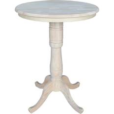 Bar Tables International Concepts Unfinished 30-Inch Round Bar Table