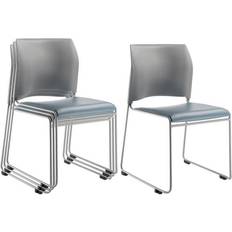 Blue Office Chairs National Public Seating 8700 Cafetorium Stack Office Chair