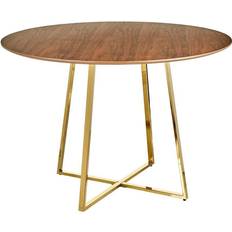 Gold Dining Tables Lumisource Cosmo Collection DT-43COSMO2 AUWL Dining Table