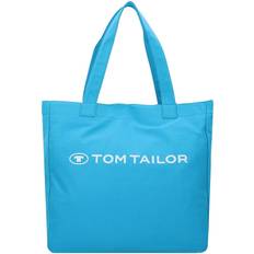 Turkosa Toteväskor Tom Tailor Marcy, Shopper mit Reisverschluss, Damen, L, blau