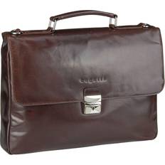 Bugatti Herre Mapper Bugatti Romano Messenger Leather Laptop Compartment - Brown