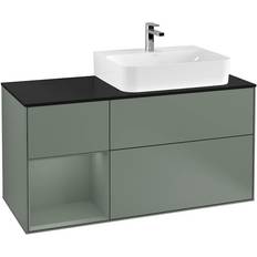 Grön Tvättställsskåp Villeroy & Boch Finion F142GMGM