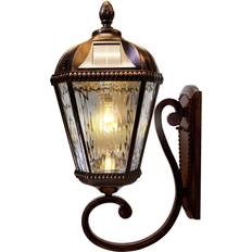 Lighting Gama Sonic Royal Bulb Brushed Bronze Wall Light