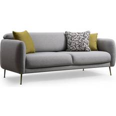 Huonekalut LOTO LIVING Sevilla 3-Istuttava Sofa Harmaa