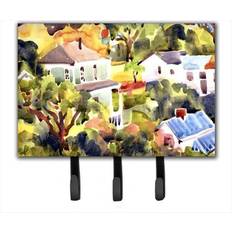 Caroline's Treasures Houses Leash Holder or Key Hook - Multicolor