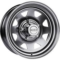 17 tum fälgar Dotz 4X4 Dakar Silver 7X17